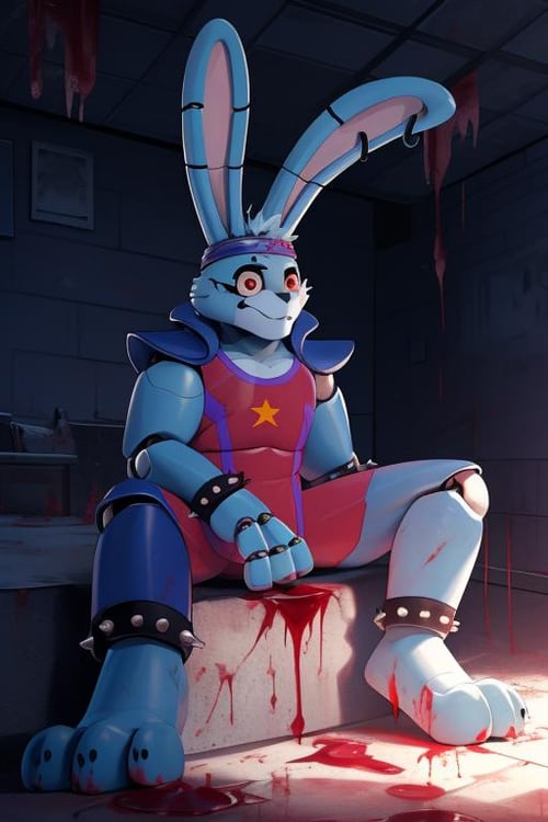 Glamrock Bonnie FNAF / Five Nights at Freddy's Security Breach Ruin DLC by xmattar on Tensor.Art