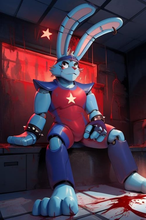 Glamrock Bonnie FNAF / Five Nights at Freddy's Security Breach Ruin DLC by xmattar on Tensor.Art