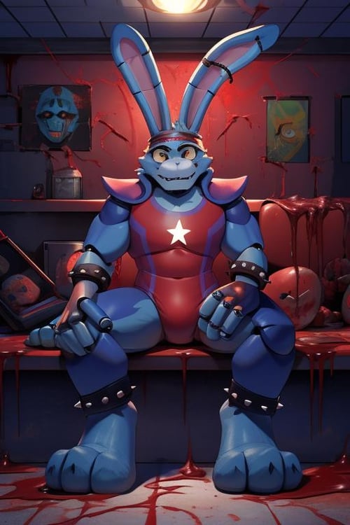Glamrock Bonnie FNAF / Five Nights at Freddy's Security Breach Ruin DLC by xmattar on Tensor.Art