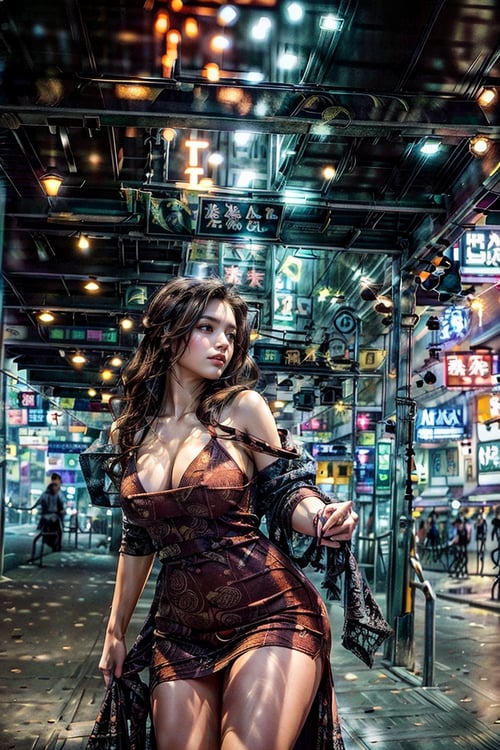 hong kong street view by user_654024121025316508 on Tensor.Art
