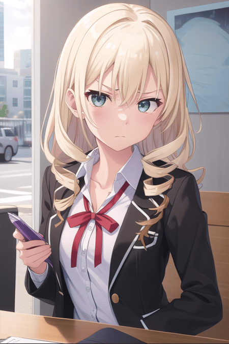 三浦优美子-我的青春恋爱物语果然有问题（Miura Yumiko-Yahari Ore no Seishun Rabu Kome wa Machigatteiru） by 皇爵東（King_Dong） on Tensor.Art