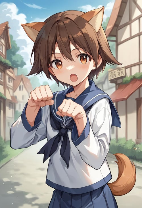 Miyafuji Yoshika 宮藤芳佳 PONY - Strike Witches ストライクウィッチーズ by ctian on Tensor.Art