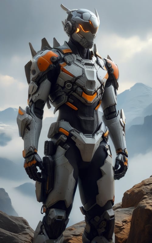 ABM - Genesis Vanguard Armour Suit by Azwar Black Mask on Tensor.Art
