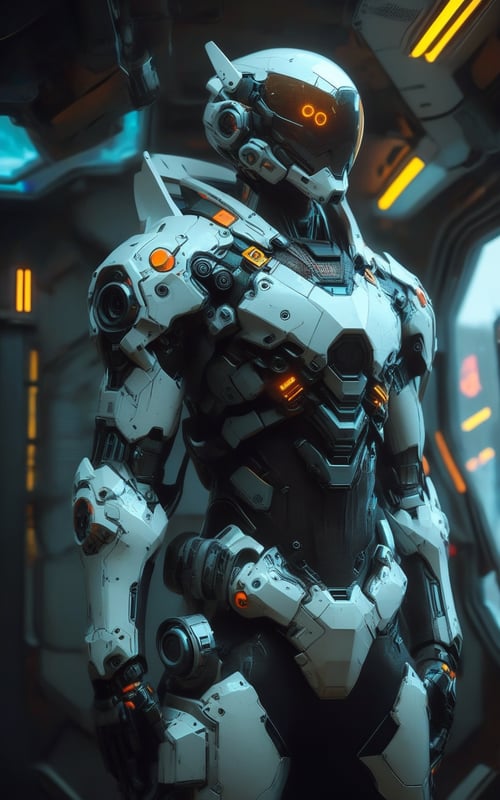 ABM - Genesis Vanguard Armour Suit by Azwar Black Mask on Tensor.Art