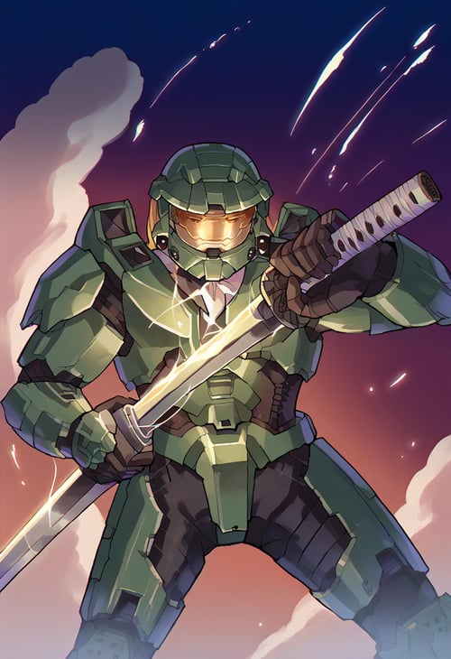 Chihiro Unsheathing A Katana Meme (Kagurabachi pose) | Concept LoRA XL by FallenIncursio on Tensor.Art