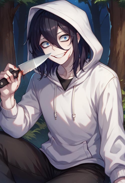 Jeff The Killer / Male/female / Creepypasta / (NSFW/SFW) SDXL LORA PONY by MarlosArt on Tensor.Art