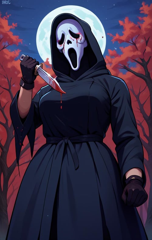 GhostFace / Scream (NSFW/SFW) SDXL LORA PONY by MarlosArt on Tensor.Art