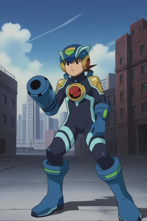 Netto Hikari / Lan Hikari ( 光 熱斗) - MegaMan NT Warrior / Rockman.EXE (ロックマンエグゼ) - (Pony) by 25kkai on Tensor.Art