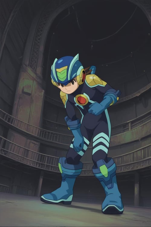 Netto Hikari / Lan Hikari ( 光 熱斗) - MegaMan NT Warrior / Rockman.EXE (ロックマンエグゼ) - (Pony) by 25kkai on Tensor.Art