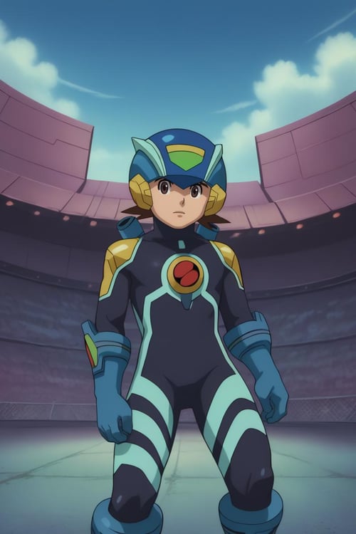 Netto Hikari / Lan Hikari ( 光 熱斗) - MegaMan NT Warrior / Rockman.EXE (ロックマンエグゼ) - (Pony) by 25kkai on Tensor.Art