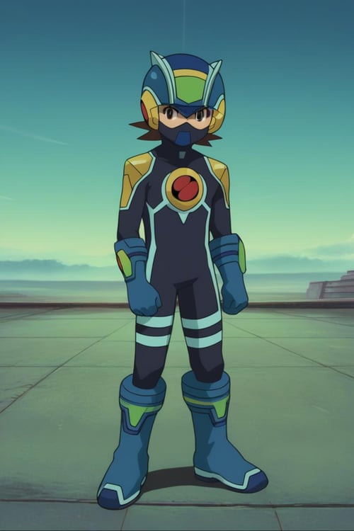 Netto Hikari / Lan Hikari ( 光 熱斗) - MegaMan NT Warrior / Rockman.EXE (ロックマンエグゼ) - (Pony) by 25kkai on Tensor.Art