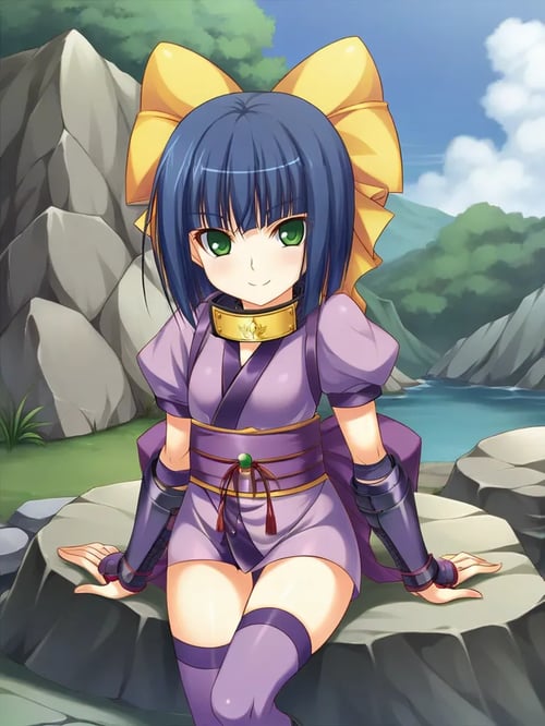 Hazuki - Midara Ni Messatsu! Momoiro Kunoichi Ninpouchou/淫らに滅殺! 桃色くノ一忍法帖♪ by dodinhutsor on Tensor.Art