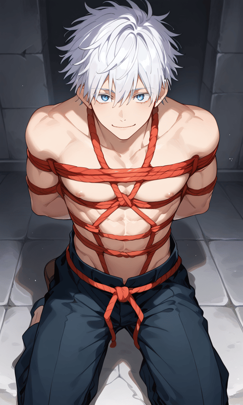 Shibari / Red Rope XL / BDSM / Clothing by Aki210021 on Tensor.Art