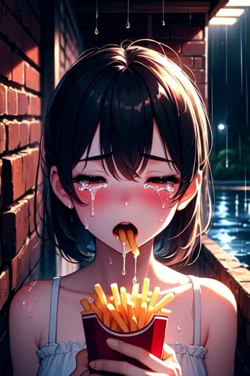 girl hate soggy fries by 鬼畫符 on Tensor.Art