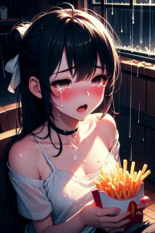 girl hate soggy fries by 鬼畫符 on Tensor.Art