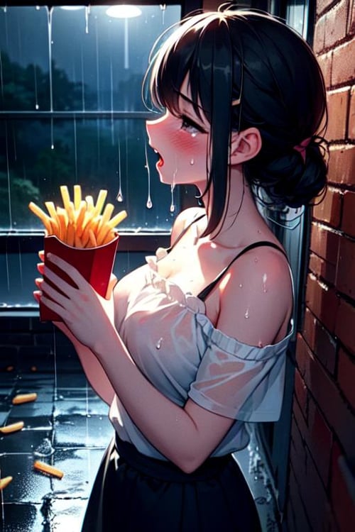 girl hate soggy fries by 鬼畫符 on Tensor.Art