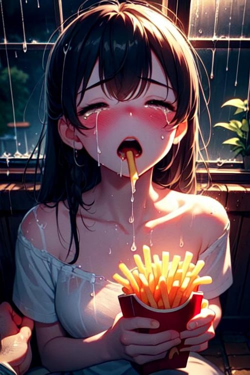 girl hate soggy fries by 鬼畫符 on Tensor.Art