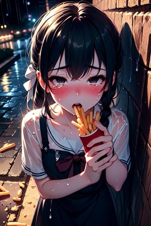 girl hate soggy fries by 鬼畫符 on Tensor.Art