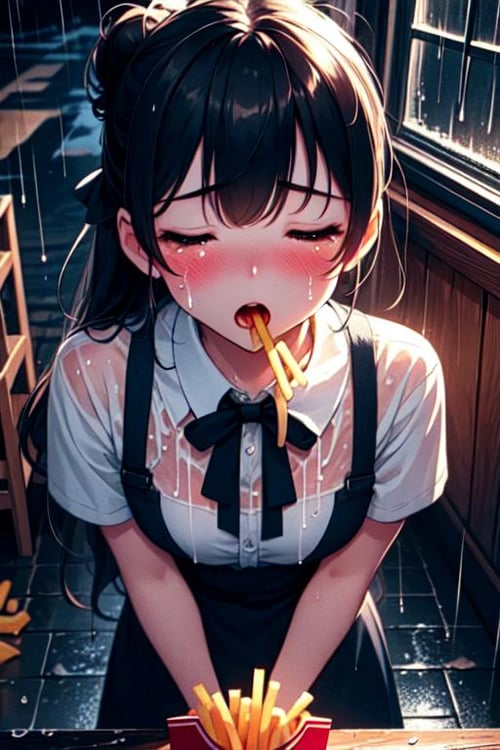 girl hate soggy fries by 鬼畫符 on Tensor.Art