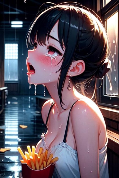 girl hate soggy fries by 鬼畫符 on Tensor.Art