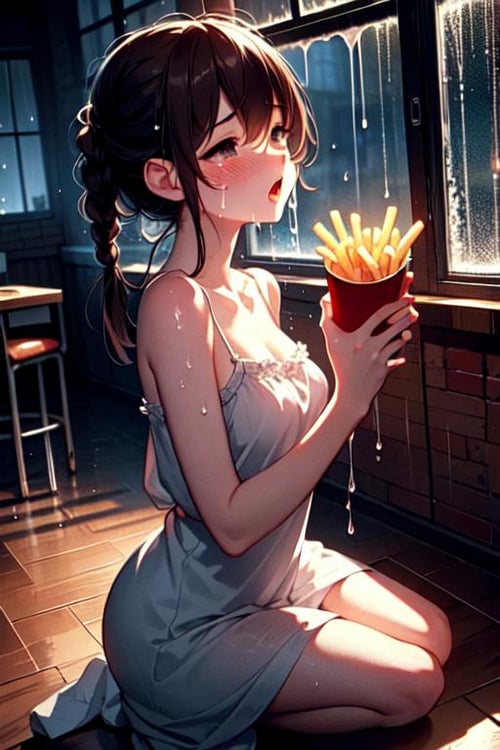 girl hate soggy fries by 鬼畫符 on Tensor.Art