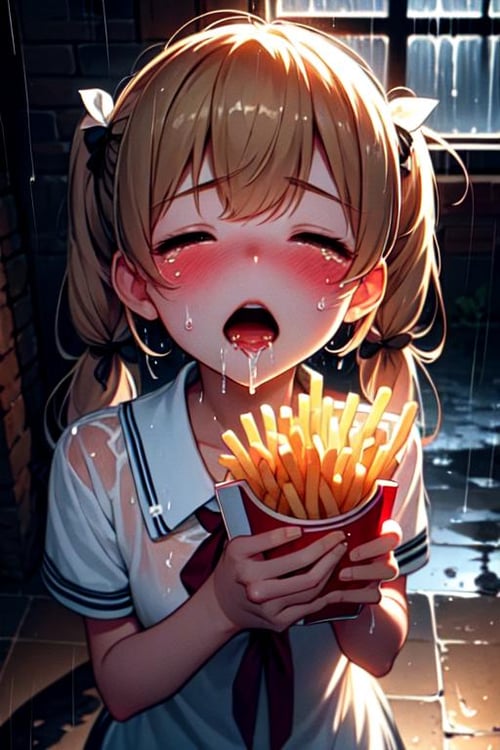 girl hate soggy fries by 鬼畫符 on Tensor.Art