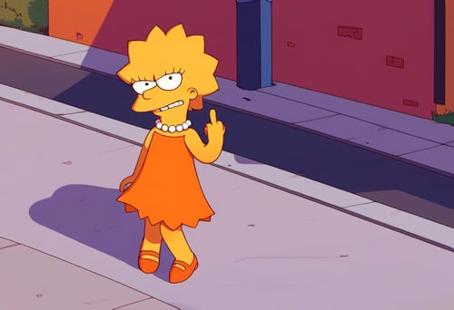 Lisa Simpsons for PonyXL by FatsIncognito on Tensor.Art