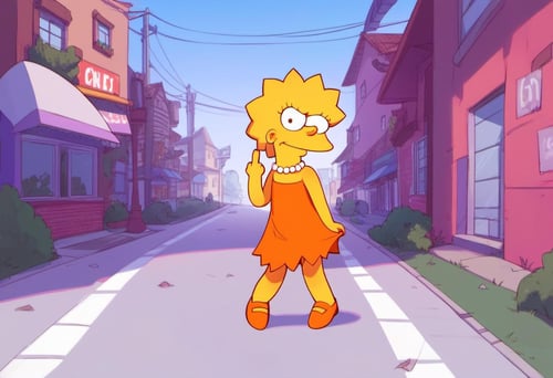 Lisa Simpsons for PonyXL by FatsIncognito on Tensor.Art