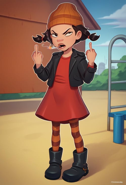 Ashley Spinelli (Recess) for PonyXL by FatsIncognito on Tensor.Art