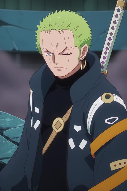 Roronoa Zoro Egghead Outfit - One Piece Commission by 25kkai on Tensor.Art