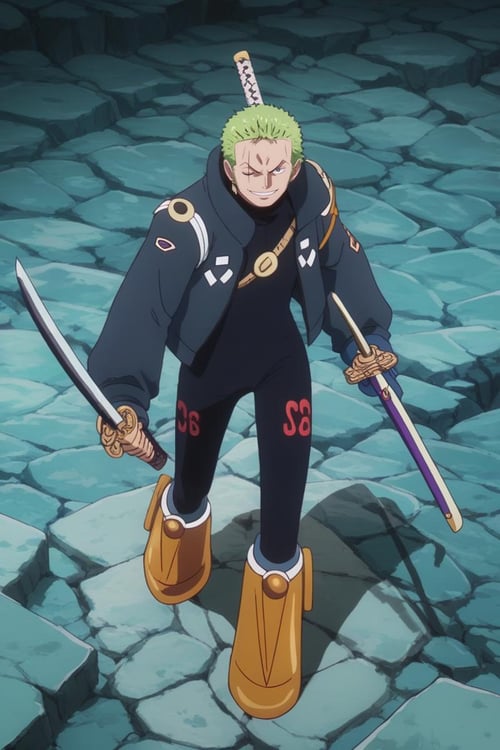 Roronoa Zoro Egghead Outfit - One Piece Commission by 25kkai on Tensor.Art