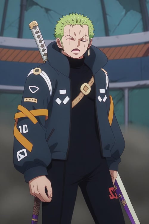 Roronoa Zoro Egghead Outfit - One Piece Commission by 25kkai on Tensor.Art
