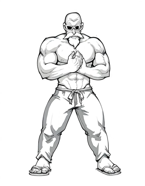 Master Roshi (Dragon Ball) / Pony by twoundead on Tensor.Art