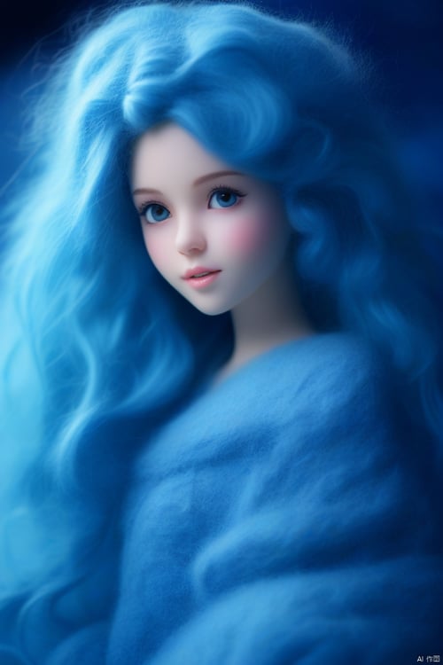 秘境女孩3d插画-毛毡风格 by 不萌 on Tensor.Art