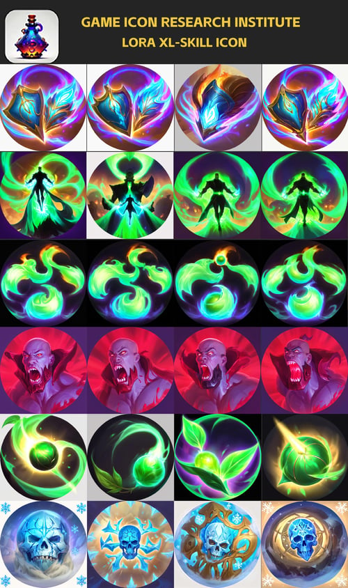 gmic icon_skill icon by 游戏AI研究所 on Tensor.Art