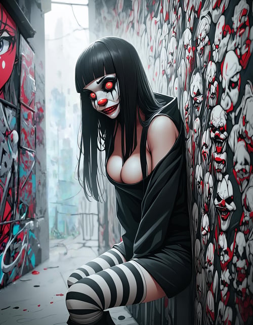 Horror Clowns World Morph [Pony XL] by DennisSchöneberg on Tensor.Art
