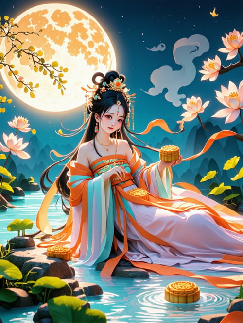 SD3-月圆之夜 by 不萌 on Tensor.Art
