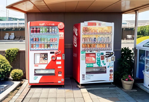 自動販売機1 Vending Machines in Japan PONY by swingwings on Tensor.Art