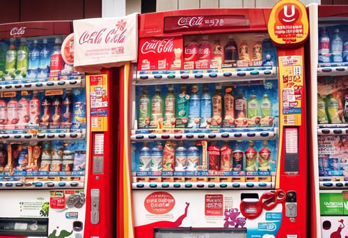 自動販売機1 Vending Machines in Japan PONY by swingwings on Tensor.Art