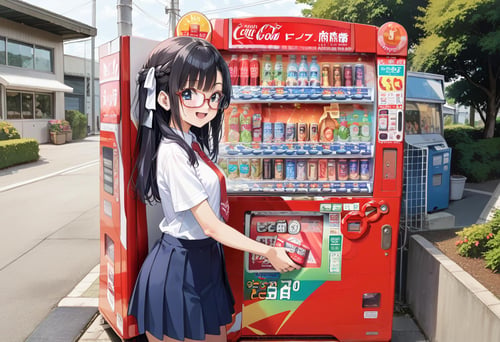 自動販売機1 Vending Machines in Japan PONY by swingwings on Tensor.Art