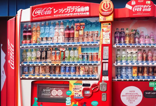 自動販売機1 Vending Machines in Japan PONY by swingwings on Tensor.Art