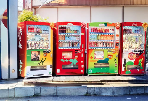 自動販売機1 Vending Machines in Japan PONY by swingwings on Tensor.Art