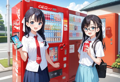 自動販売機1 Vending Machines in Japan PONY by swingwings on Tensor.Art