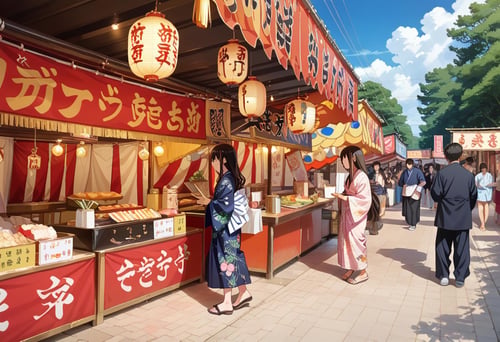 お祭りの屋台 / omatsuri PONY by swingwings on Tensor.Art
