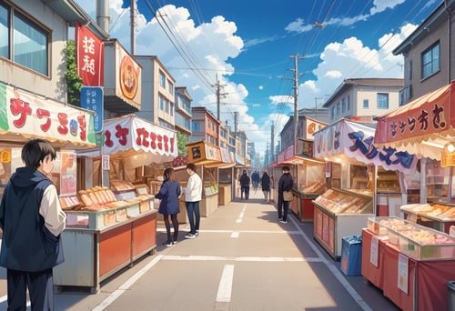 お祭りの屋台 / omatsuri PONY by swingwings on Tensor.Art