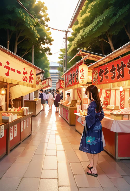 お祭りの屋台 / omatsuri PONY by swingwings on Tensor.Art