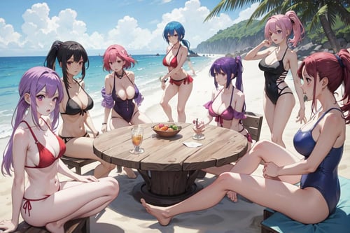 Beach Party by MassBrainImpact on Tensor.Art