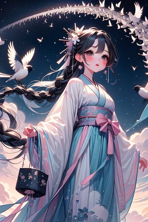 girl like magpie bridge by 鬼畫符 on Tensor.Art