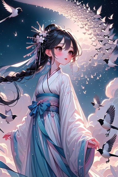girl like magpie bridge by 鬼畫符 on Tensor.Art
