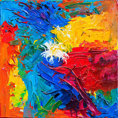 Textured Acrylic Painting by Cossa Universal on Tensor.Art